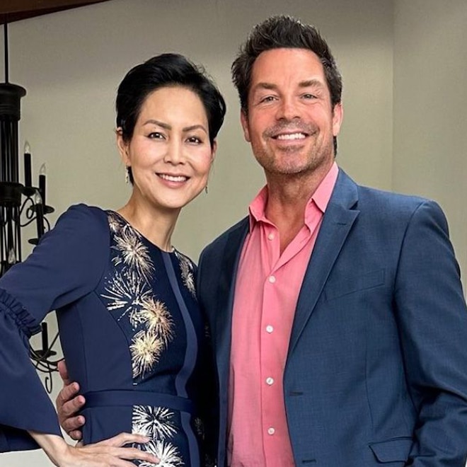 Brennan Elliott and wife Camilla Row