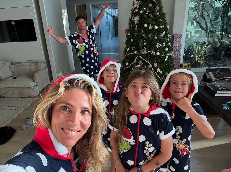 Chris Hemsworth, Elsa Pataky and their kids celebrate Christmas 2024.