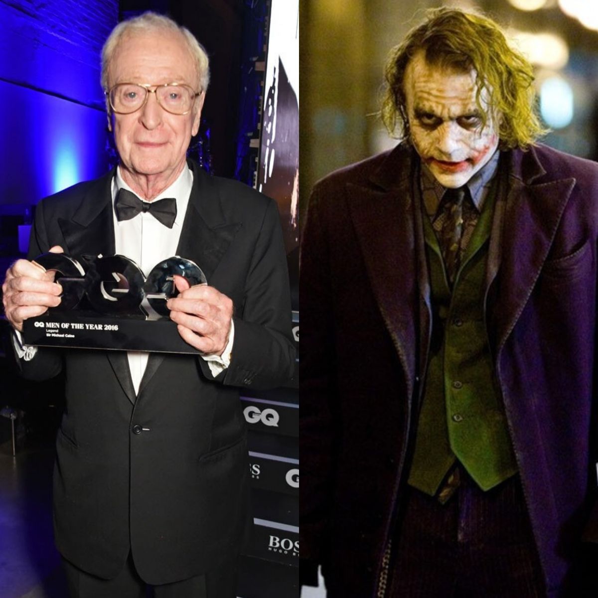 Michael Caine Admits He Was "Terrified" of Heath Ledger on The Dark Knight Set - E! Online