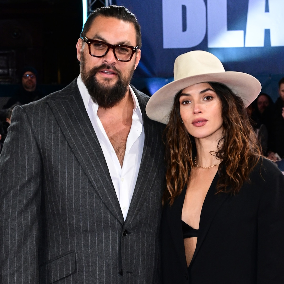 Jason Momoa and Girlfriend Adria Arjona Twin in Rare Public Appearance