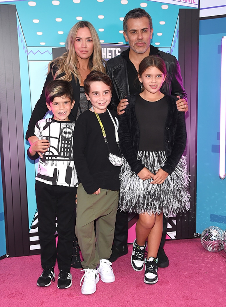 Teddi Mellencamp, Edwin Arroyave, Dove Mellencamp Arroyave, Slate Arroyave and Cruz Arroyave