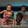 Gabourey Sidibe, Brandon Frankel, Twins, Cooper, Maya, Instagram, 2025