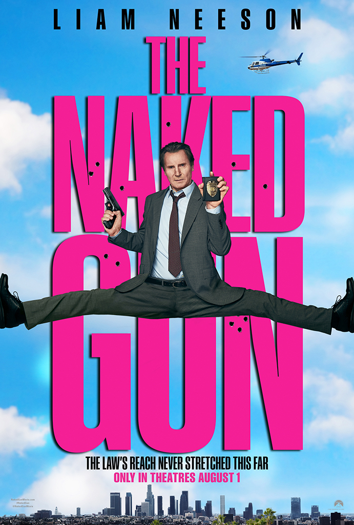 The Naked Gun, Liam Neeson, poster, Upcoming Movies 2025