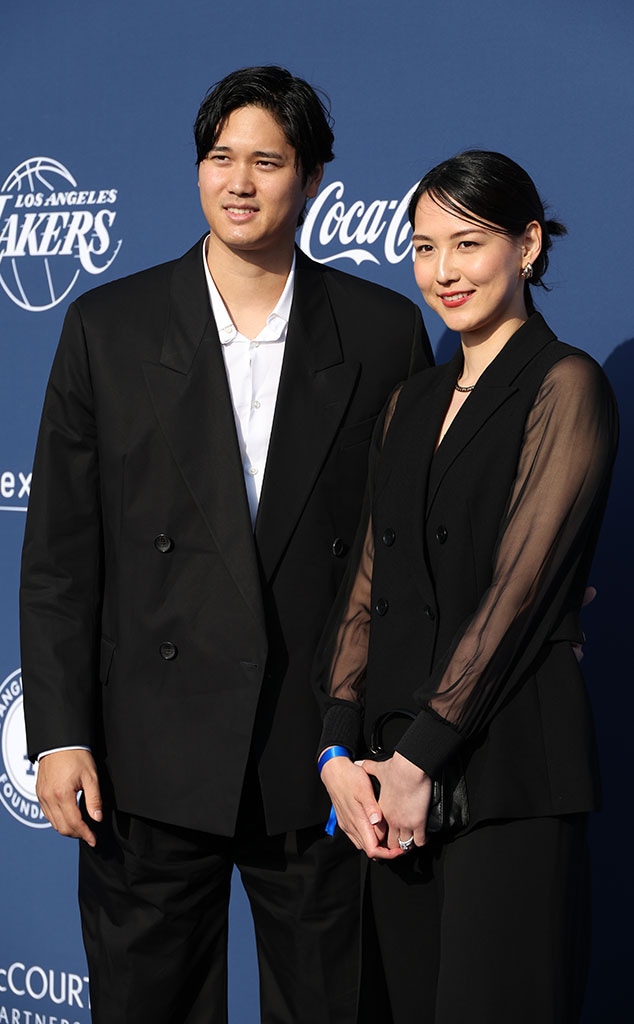 Shohei Ohtani, Mamiko Ohtani, Los Angeles Dodgers Foundation Blue Diamond Gala, 2024