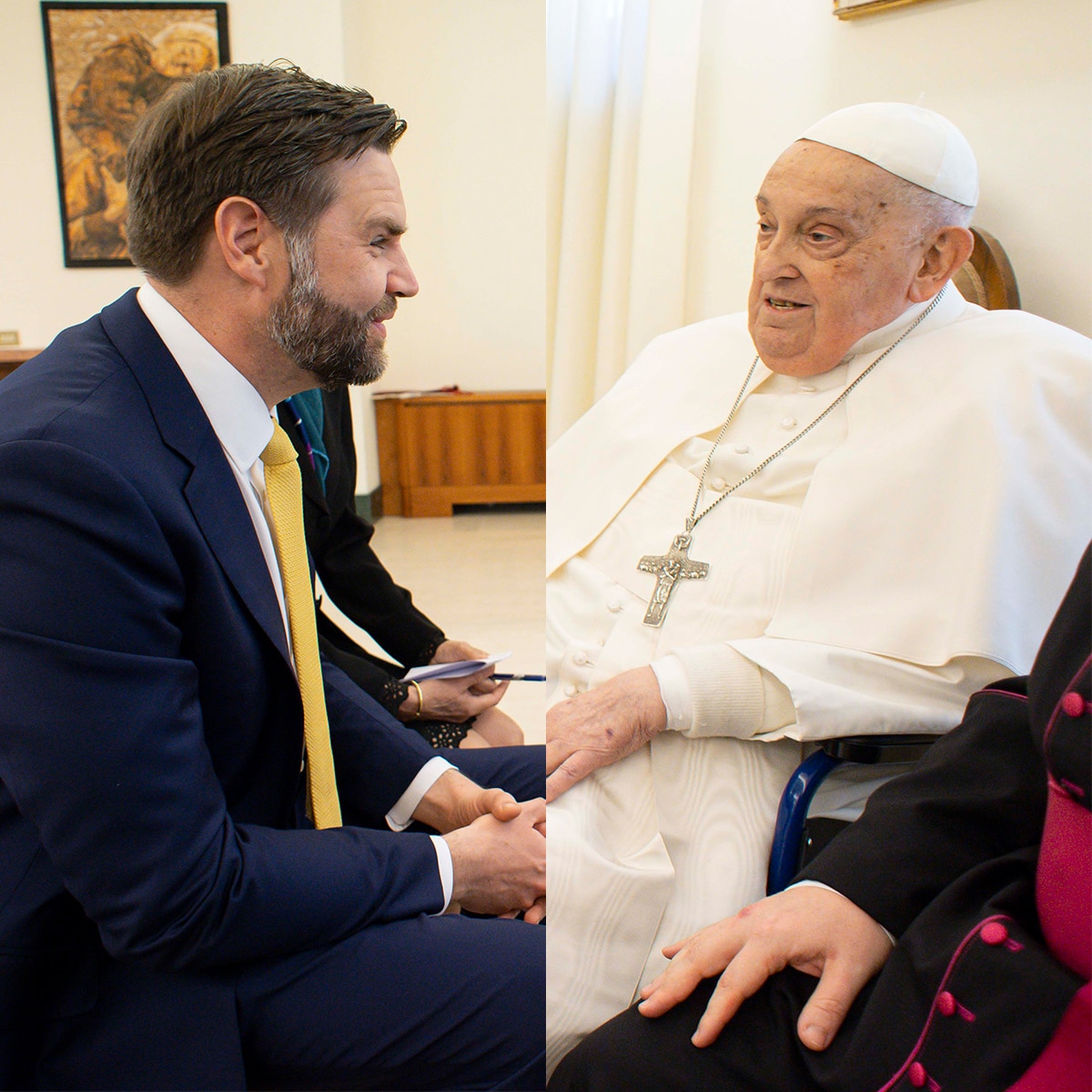 JD Vance, Pope Francis, Final meeting before Pope's death
