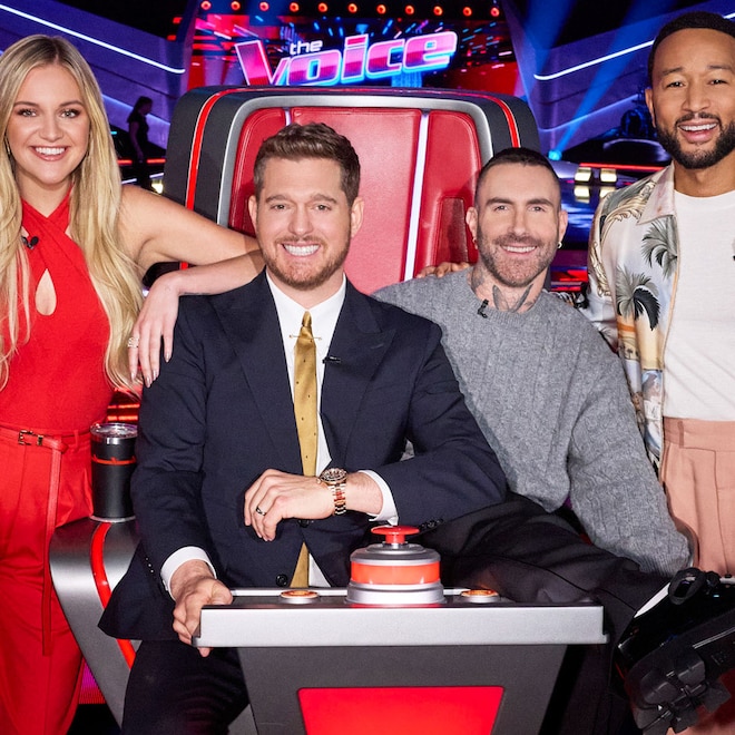 Kelsea Ballerini, Michael Buble, Adam Levine, John Legend, The Voice