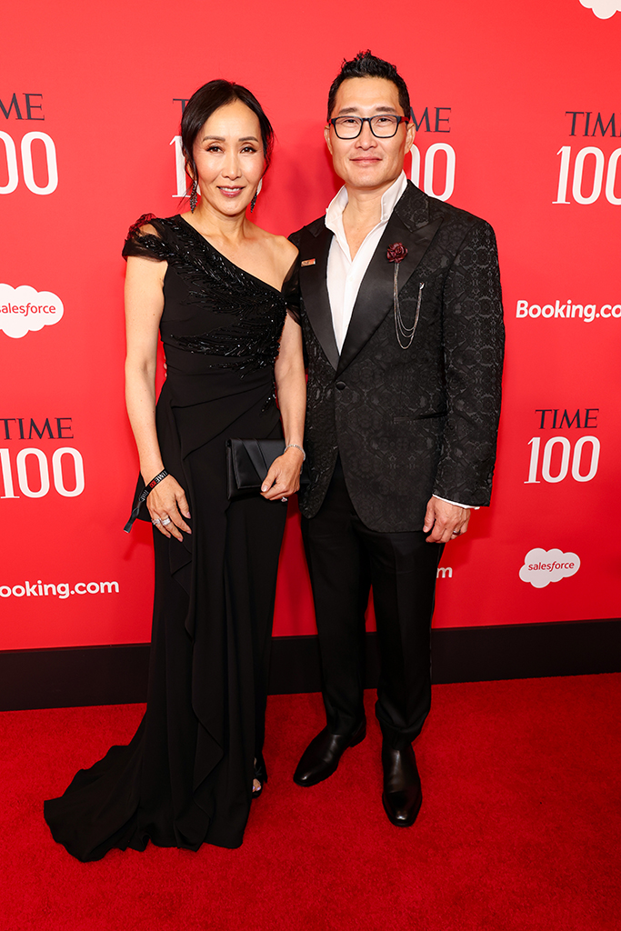 Daniel Dae Kim, Mia Kim arrives at TIME100 Gala 2025 red carpet