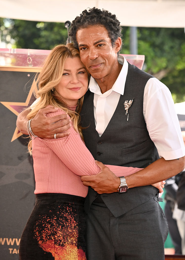 Ellen Pompeo, Chris Ivery, Hollywood Walk of Fame 2025, Grey's Anatomy IRL romances