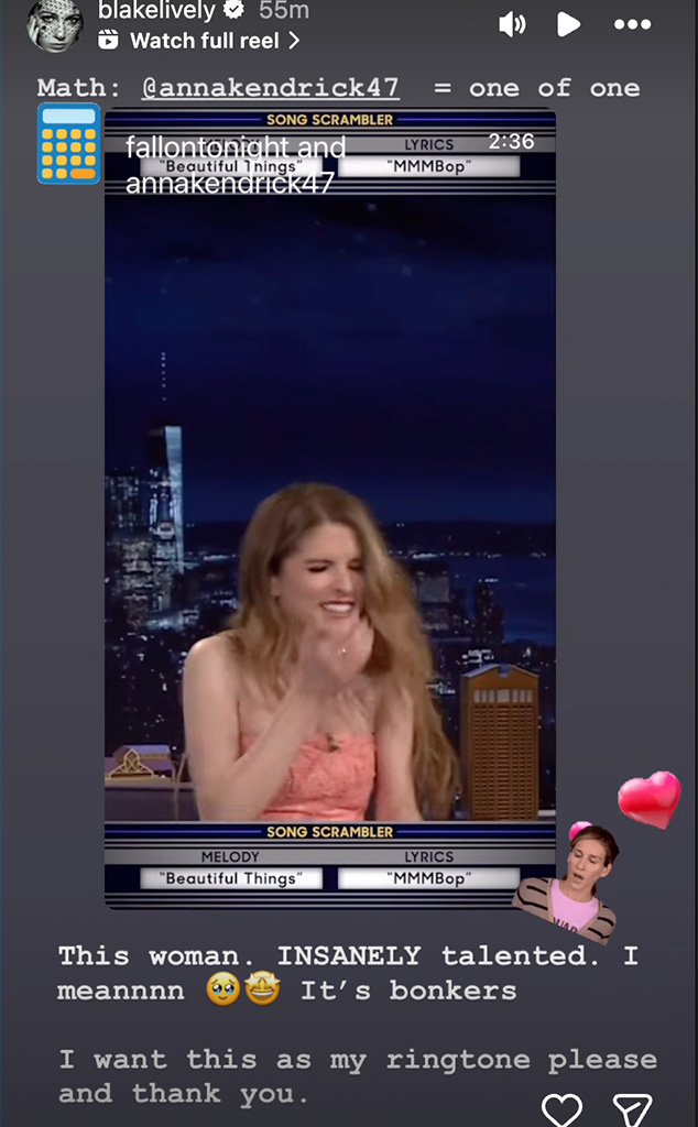 blake lively ig story