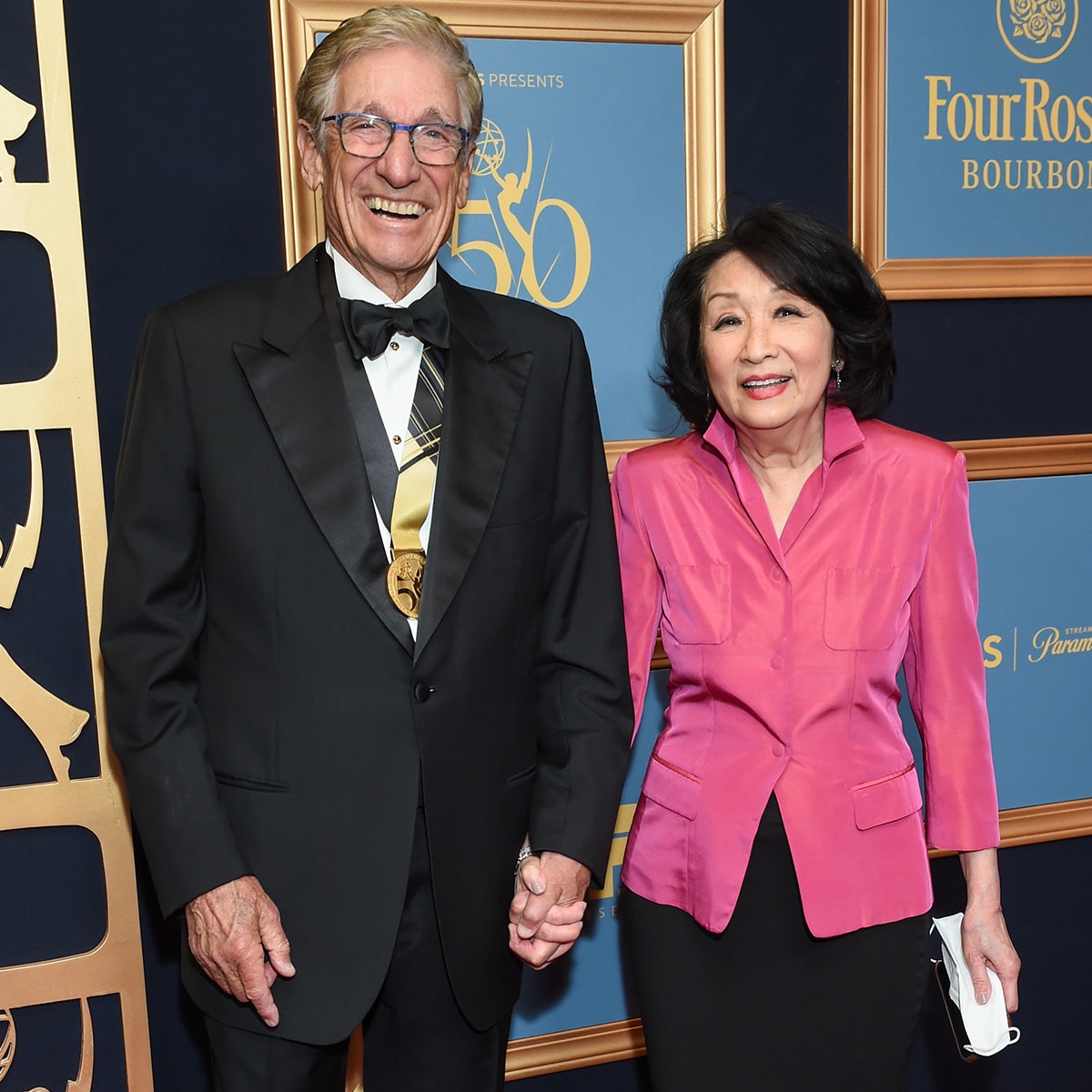 Maury Povich and Connie Chung at the 50th Annual Daytime Emmy Awards