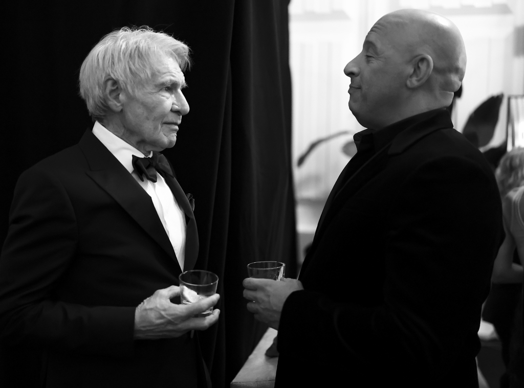 Harrison Ford, Vin Diesel, 2025 Golden Globes, candids