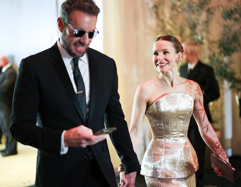 Dax Shepard, Kristen Bell, 2025 Golden Globe Awards, Candids