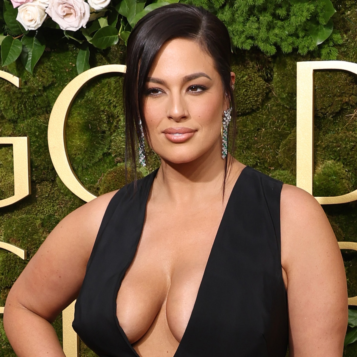 Ashley Graham, 2025 Golden Globes, Arrivals