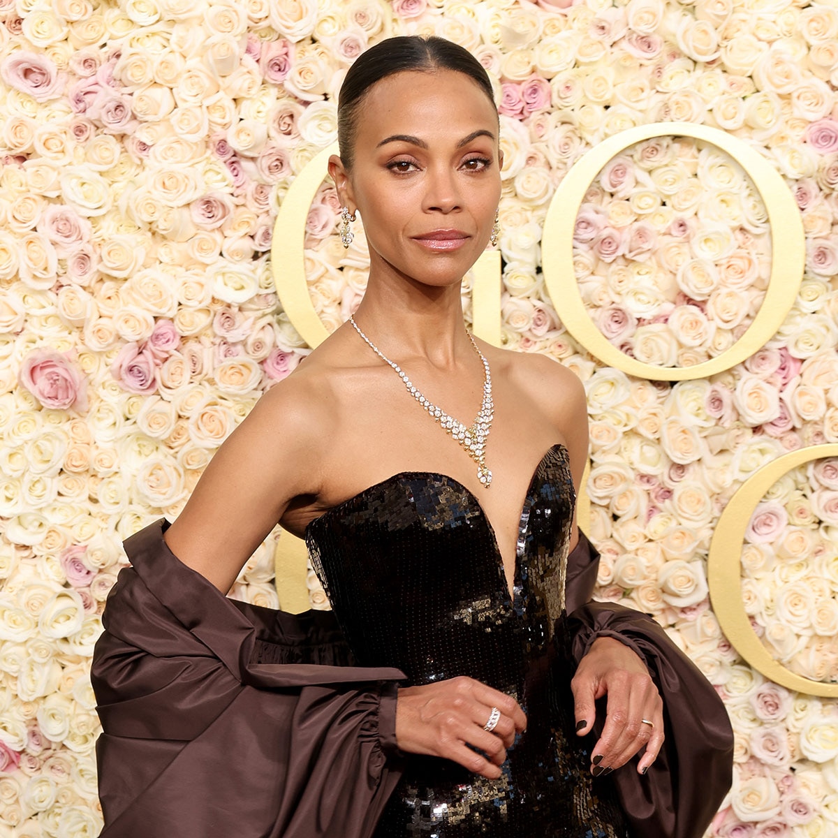 Zoe Saldana, 2025 Golden Globes