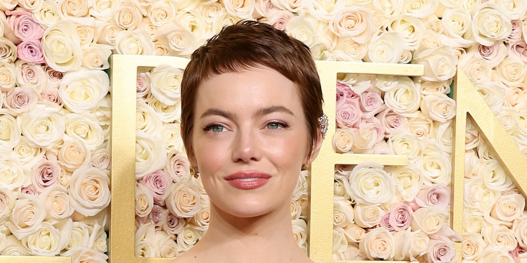 2025 Golden Globes: Emma Stone Debuts Pixie Hair Cut on Red Carpet 2025 Golden Globes: Emma Stone Debuts Pixie Hair Cut on Red Carpet