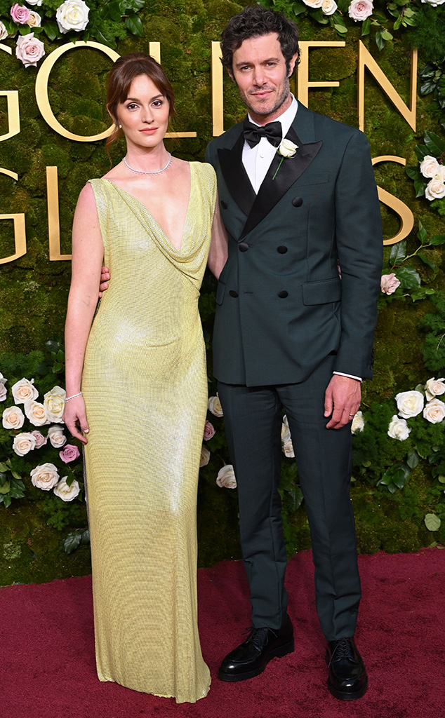 Leighton Meester, Adam Brody, 2025 Golden Globes, Couples