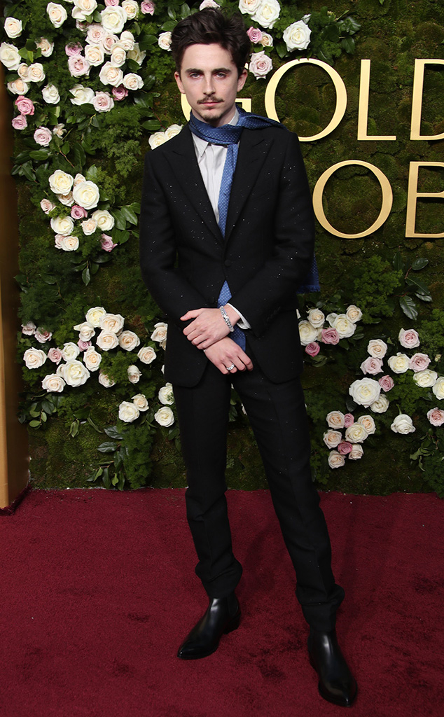 Timothée Chalamet, 2025 Golden Globes, Arrivals