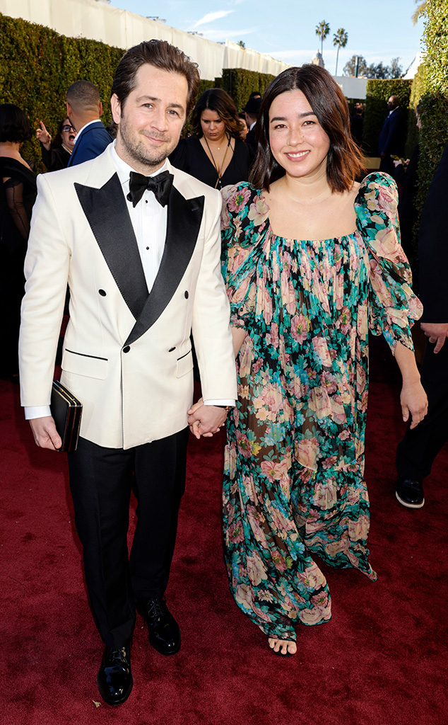 Golden Globes 2025: Michael Angarano, Maya Erskine