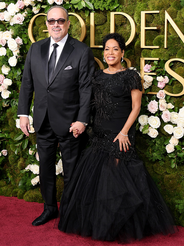 Liza Colón-Zayas, David Zayas, 2025 Golden Globes, Couples