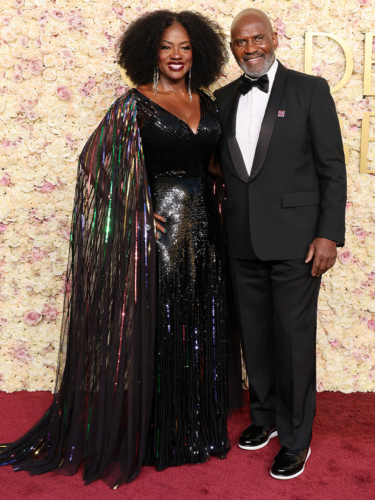 Viola Davis, Julius Tennon, 2025 Golden Globes, Couples