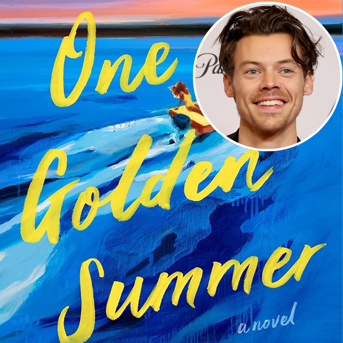Carley Fortune's Book One Golden Summer with Harry Styles inset