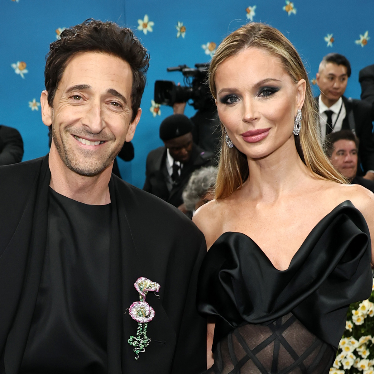 Georgina Chapman, Adrien Brody Coordinate in Gothic Met Looks