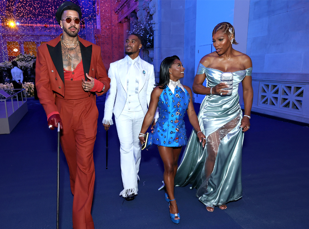 Miles Chamley-Watson, Jonathan Owens, Simone Biles, and Serena Williams inside the Met Gala 2025, Star-Studded Moments You Missed