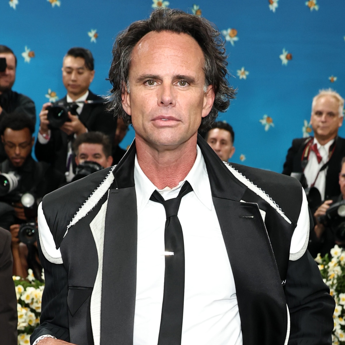 Walton Goggins arrives at Met Gala 2025 red carpet