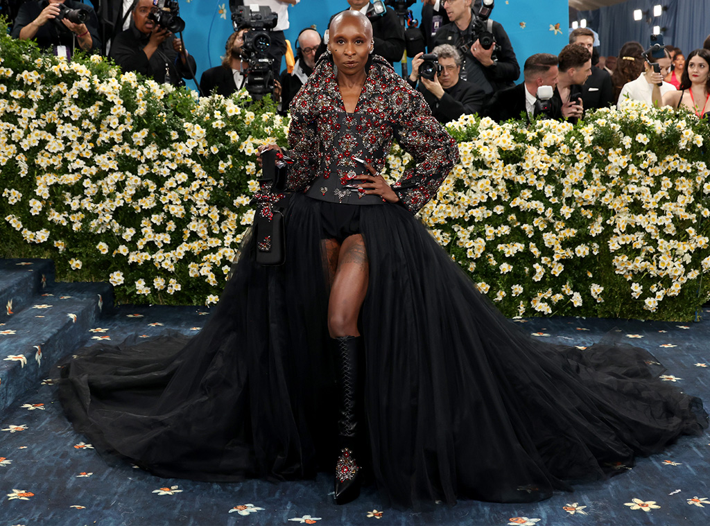 Cynthia Erivo arrives at Met Gala 2025 red carpet
