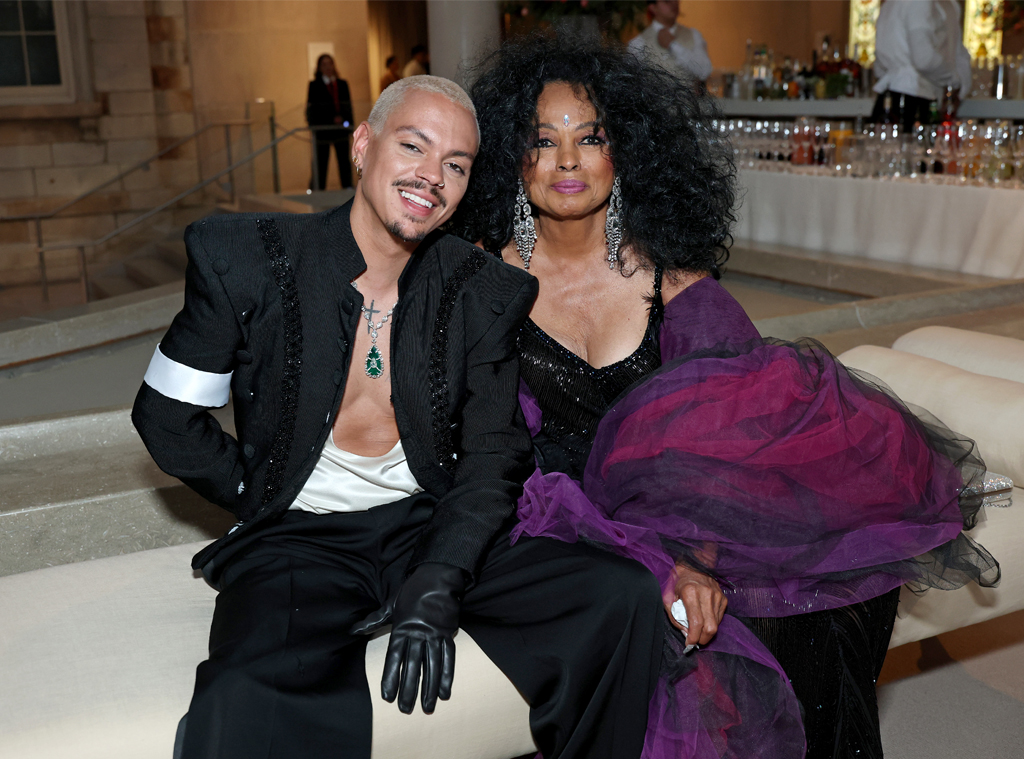Evan Ross and Diana Ross inside the Met Gala 2025, Star-Studded Moments You Missed