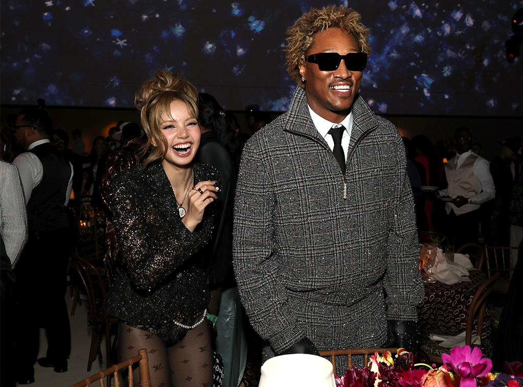 Lisa and Future attend the 2025 Met Gala Celebrating Superfine: Tailoring Black Style" at Metropolitan Museum of Art