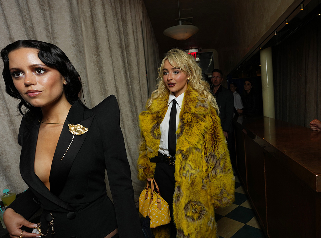 Jenna Ortega and Sabrina Carpenter attend A$AP Rocky's Met Gala 2025 After-Party