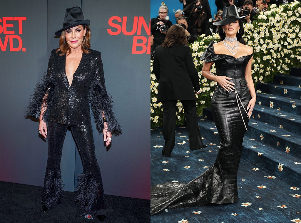 Luann de Lesseps, Kim Kardashian arrives at Met Gala 2025 red carpet