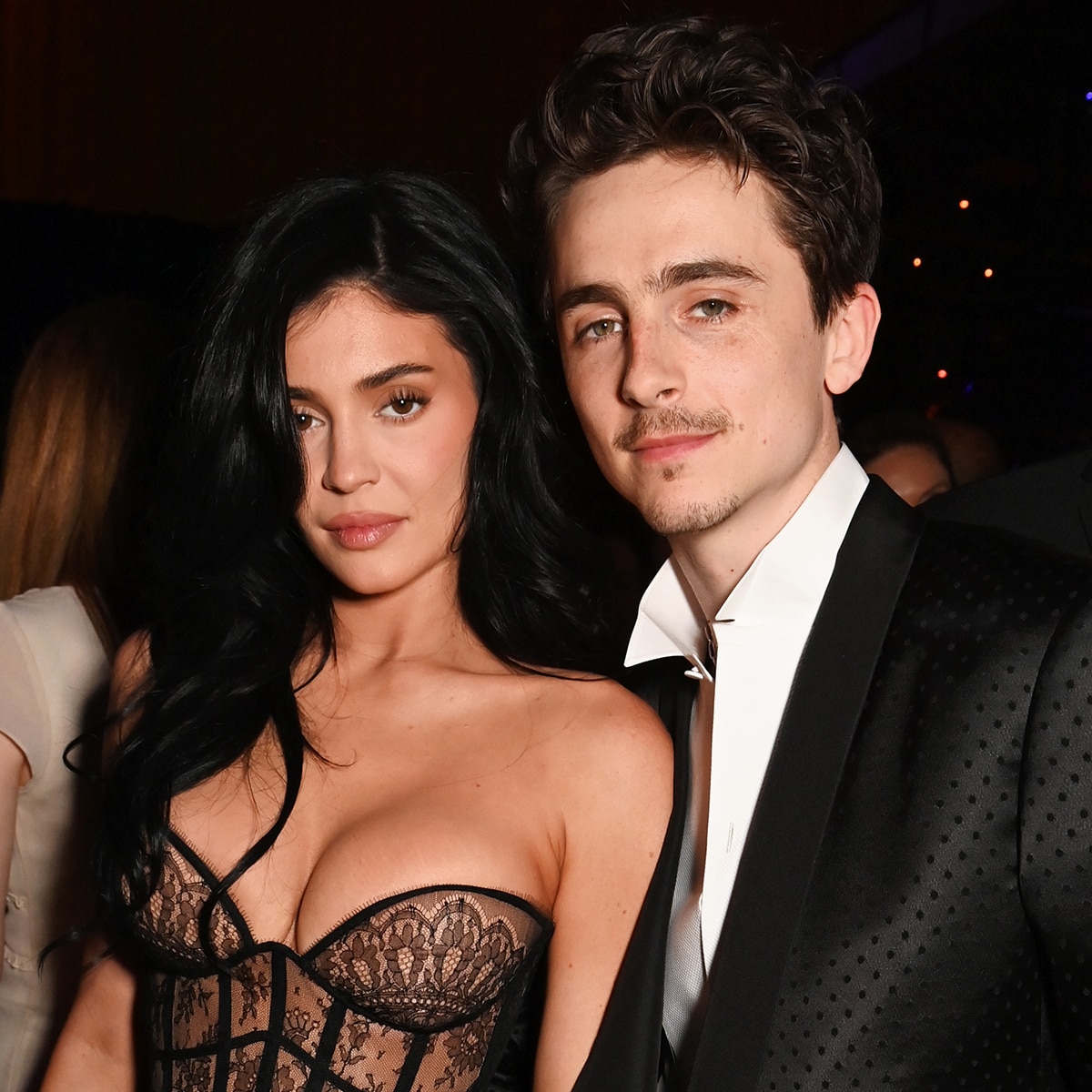 Kylie Jenner and Timothee Chalamet attend the Vanity Fair Oscars party in los angeles