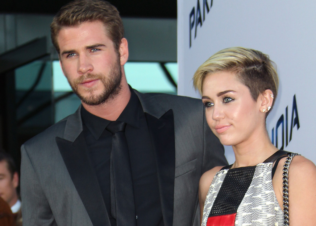 Miley Cyrus dating history, Liam Hemsworth 2013 
