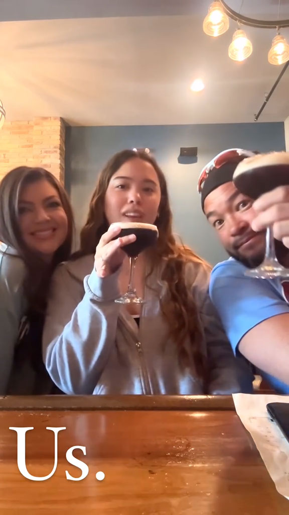 Hannah Gosselin, Jon Gosselin and Stephanie Lebo celebrate Hannah's 21st Birthday in May 2025