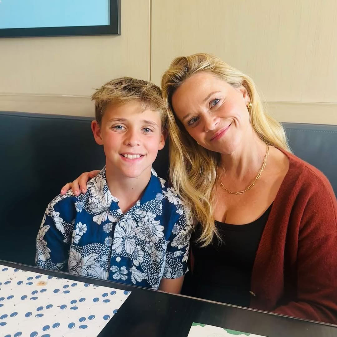 Reese Witherspoon appears with son Tennesee Toth in this photo shared on Instagram on Mother's Day, May 11, 2025.