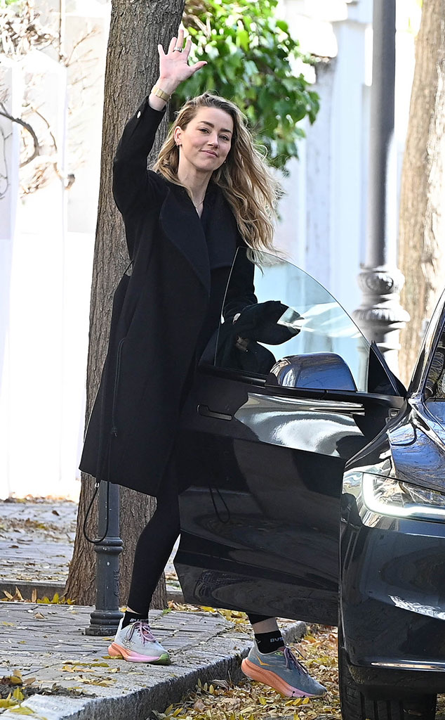 Amber Heard in Madrid, Spain in December 2024
