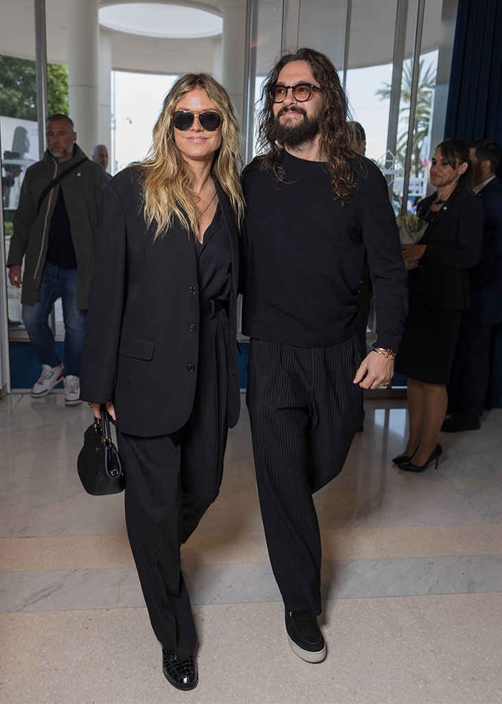Heidi Klum and Tom Kaulitz arrive at Cannes Film Festival 2025