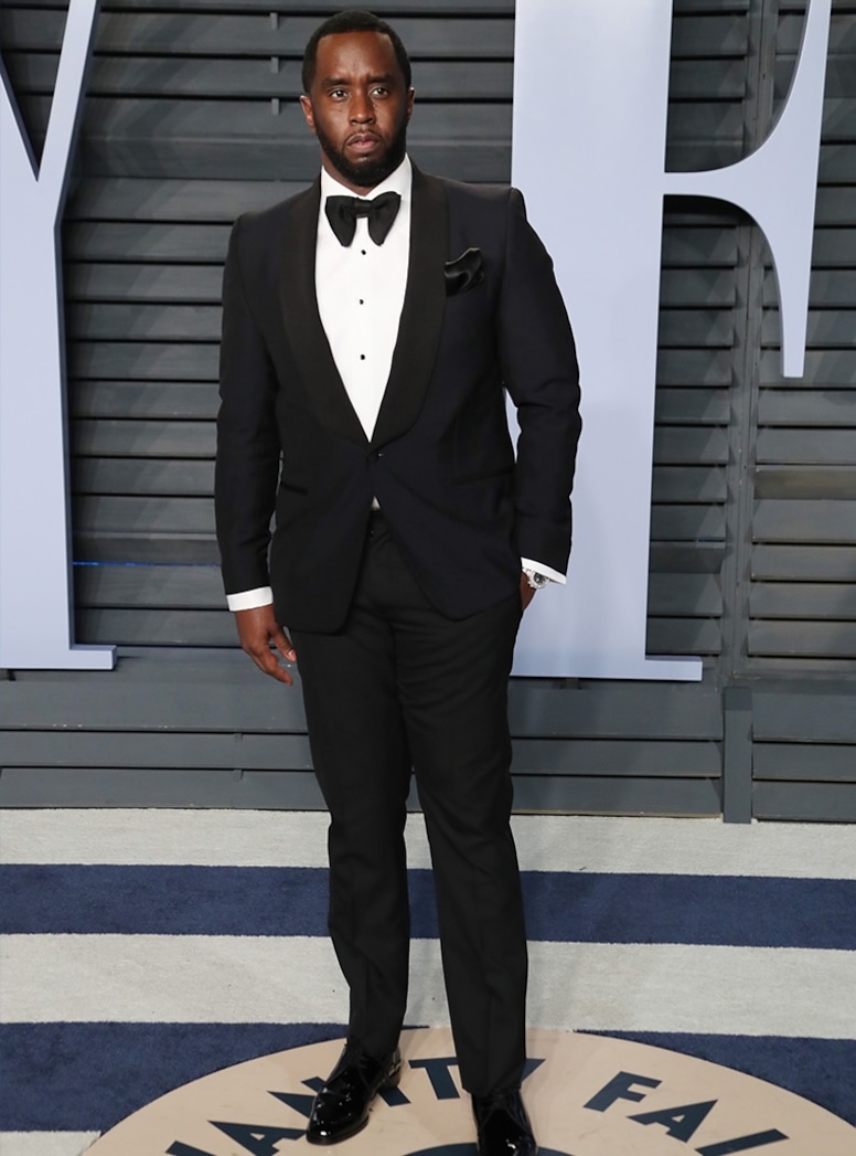Sean Diddy Combs arrives at the 2018 Vanity Fairs Oscars Party.