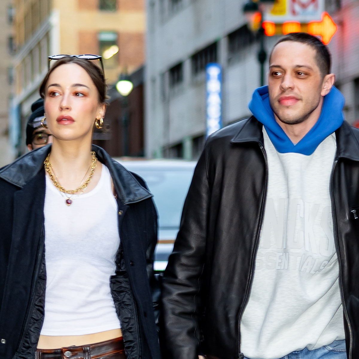 Pete Davidson and Girlfriend Elsie Hewitt Match During Red Carpet Debut