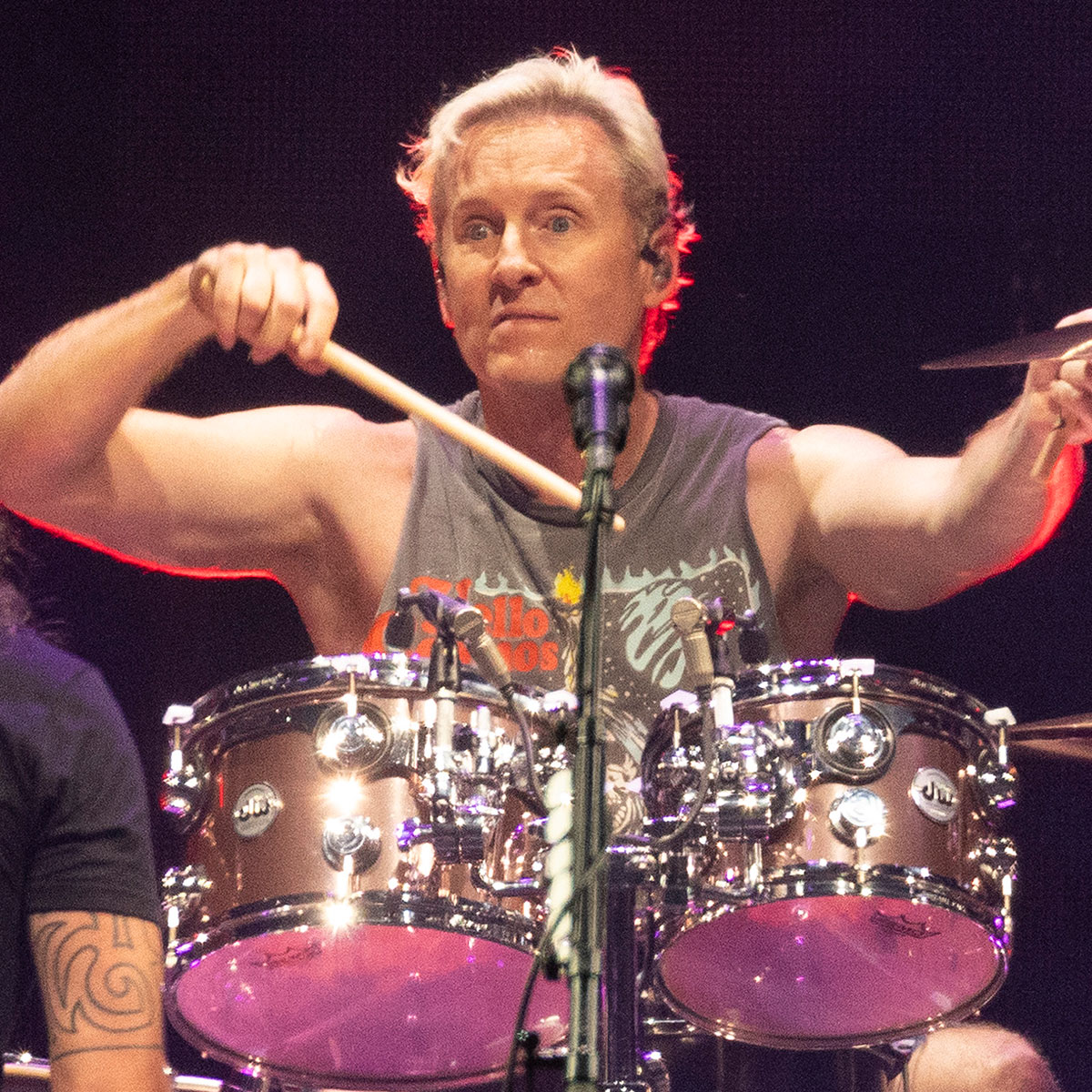 Josh Freese and Dave Grohl Perform at Foo Fighters Concert, 2023