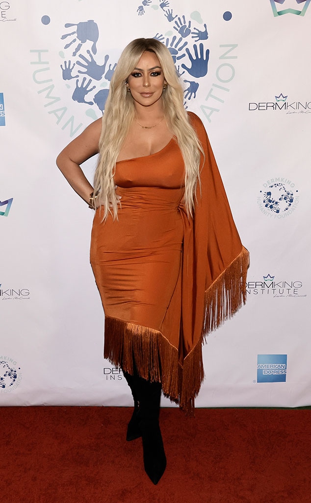 Aubrey O'Day at DermKing Humanity Foundation launch, 2023