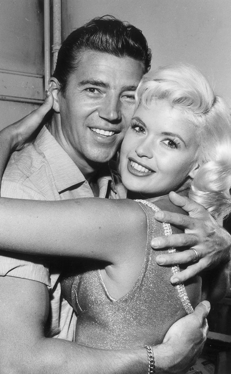 Mariska Hargitay's dad Mickey Hargitay with her mom Jayne Mansfield, 1963