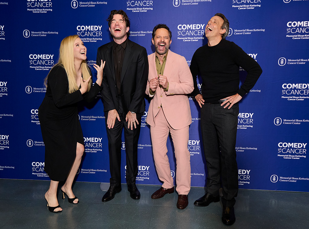 Amy Schumer, John Mulaney, Nick Kroll, Seth Meyers, Comedy vs. Cancer Big Pic 