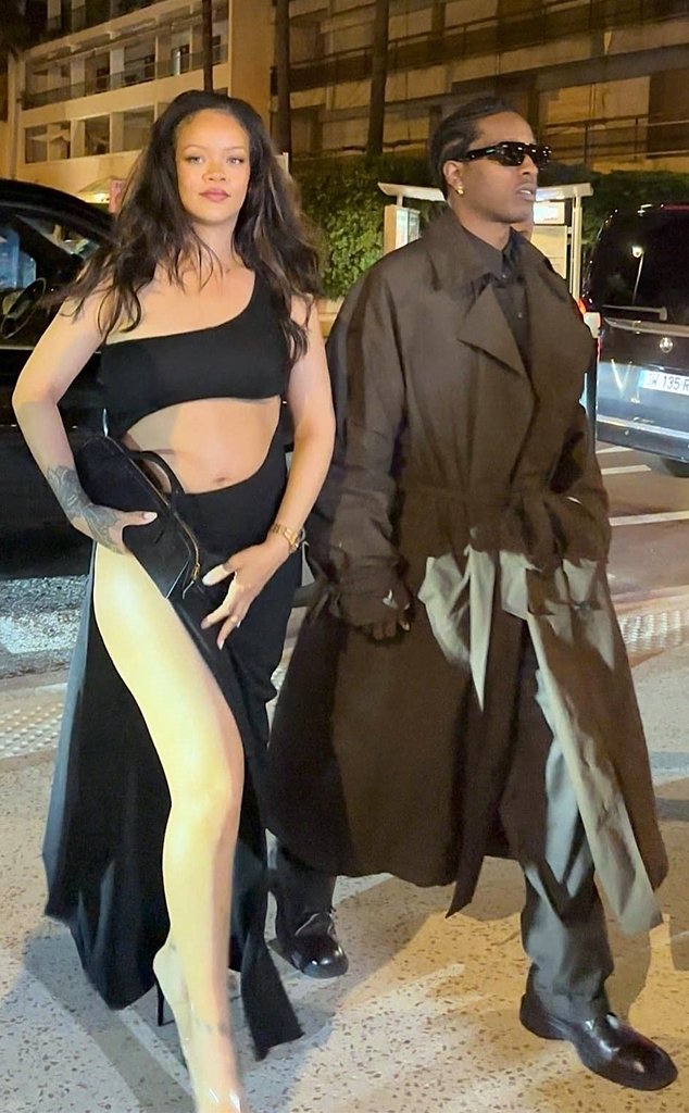 Rihanna, A$AP Rocky, baby bump, date night, Cannes 2025