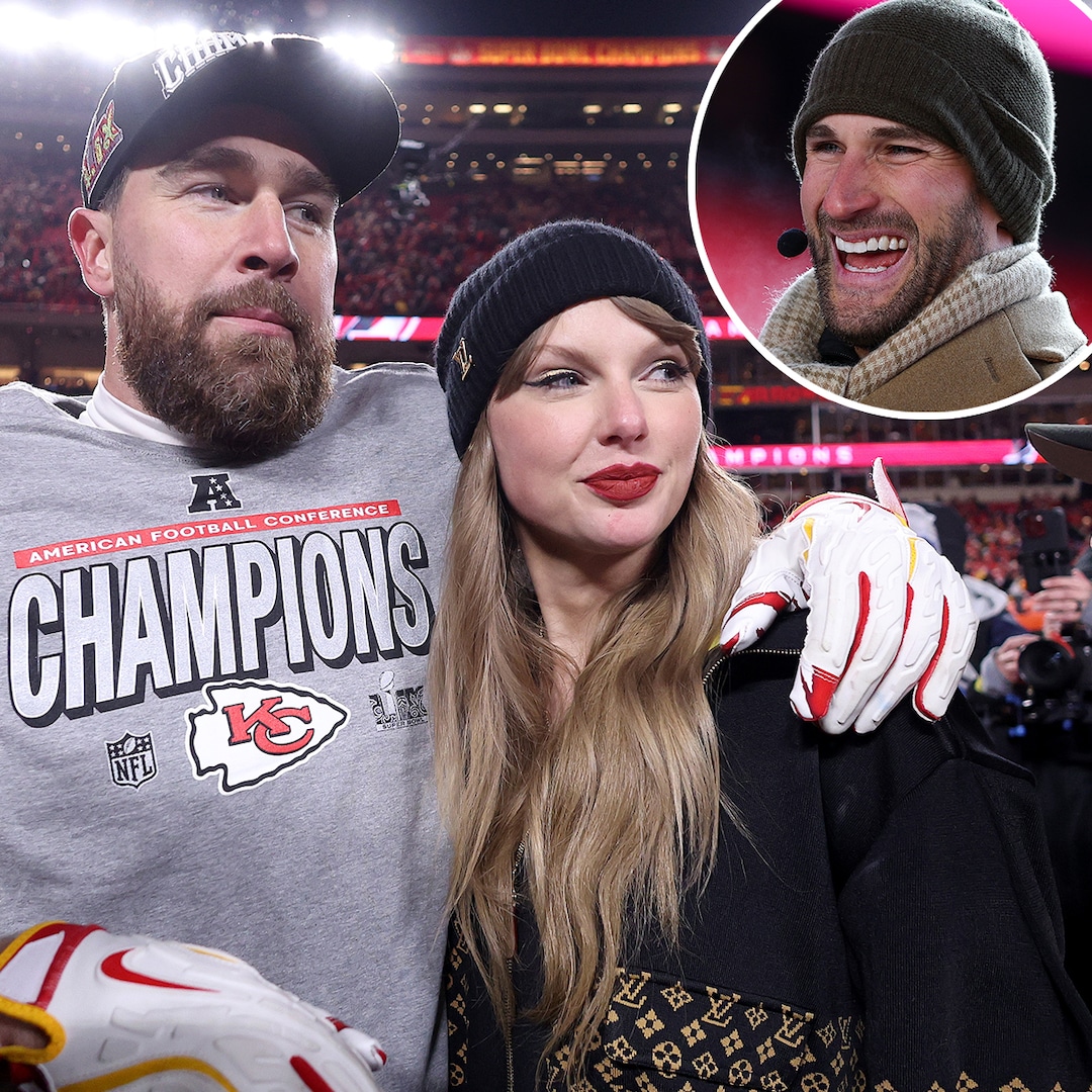 NFL’s Kirk Cousins Says “God Bless” Taylor Swift for Being OK With Travis Kelce’s Back Hair NFL’s Kirk Cousins Says “God Bless” Taylor Swift for Being OK With Travis Kelce’s Back Hair