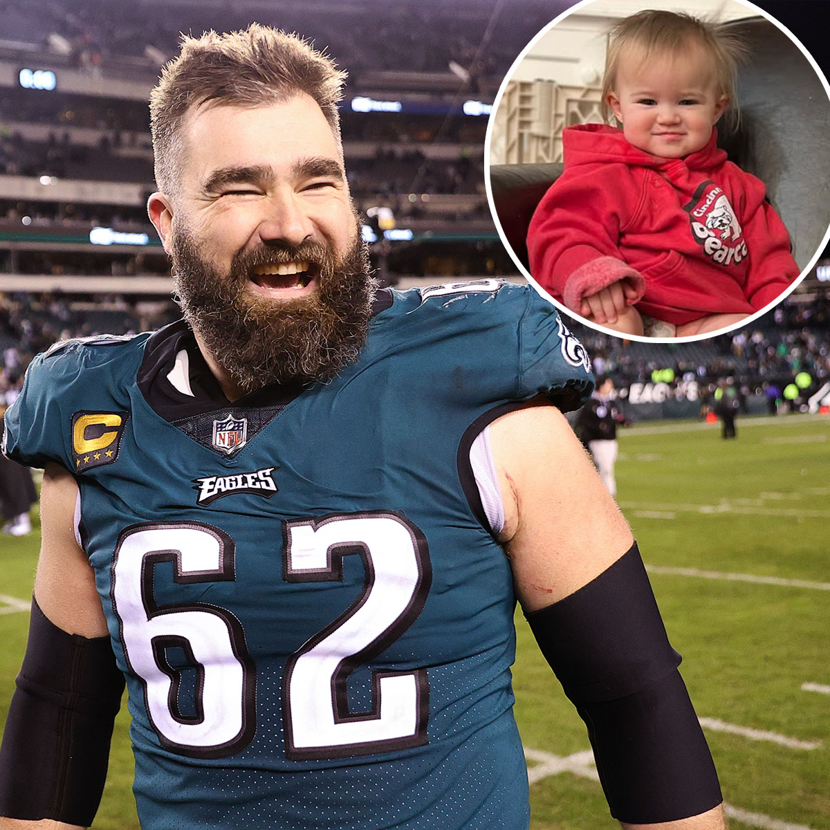 Jason Kelce’s Daughter Bennett Crashes New Heights Podcast