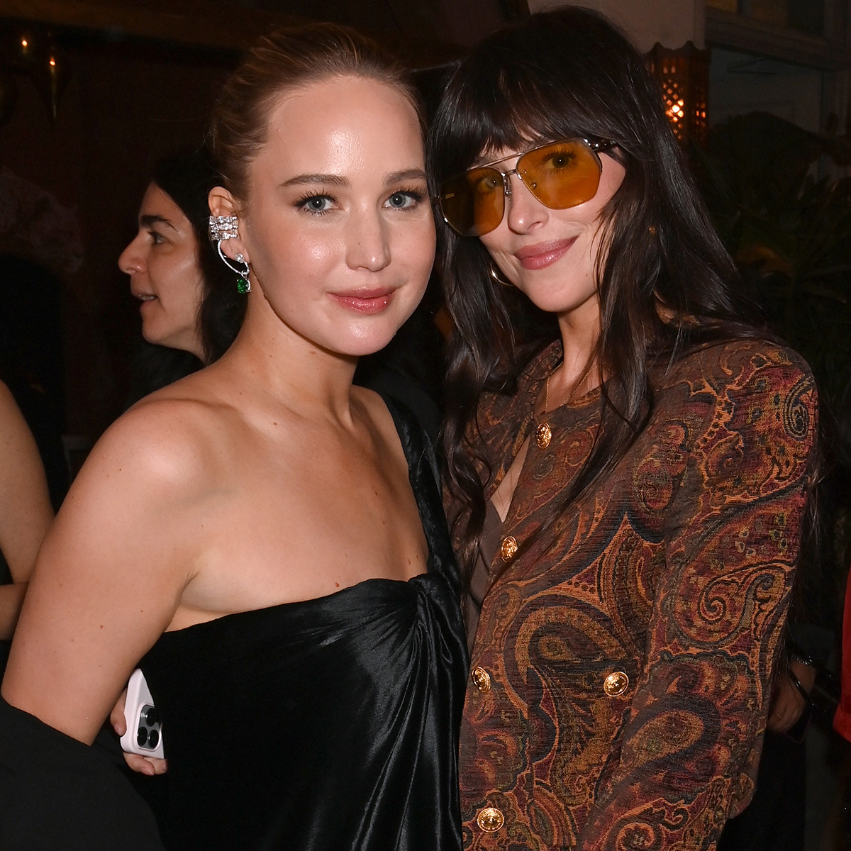 Dakota Johnson Surprises Jennifer Lawrence at Cannes