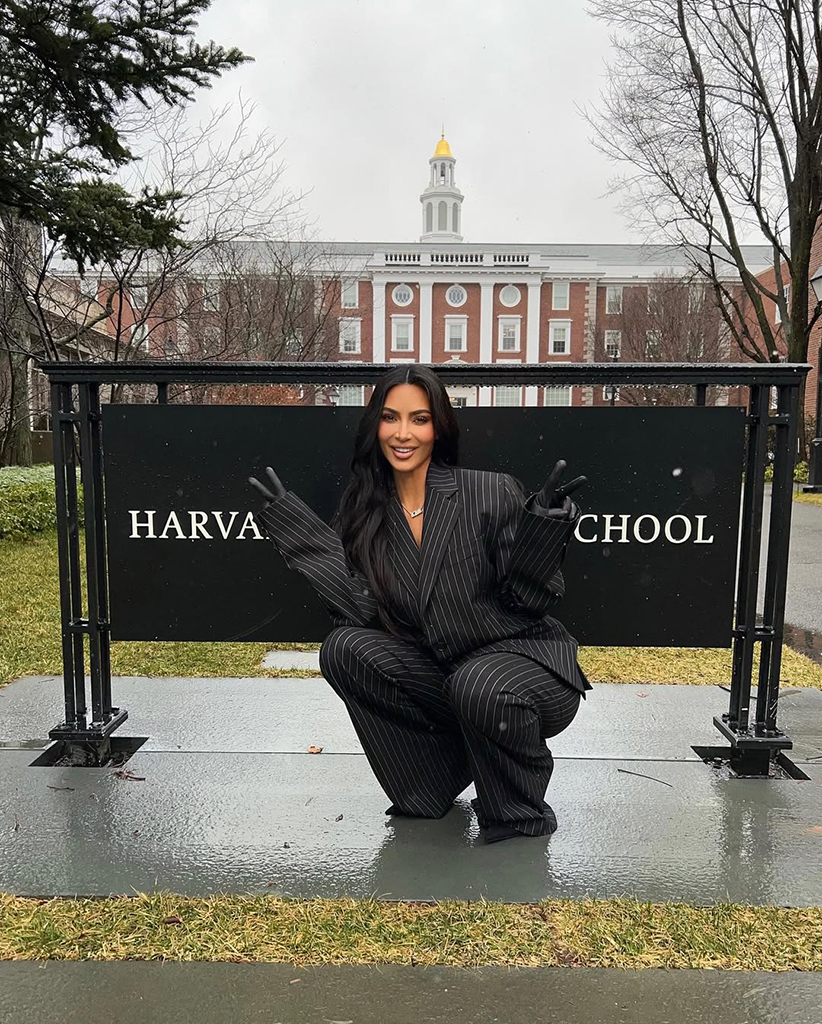 Kim Kardashian at Harvard